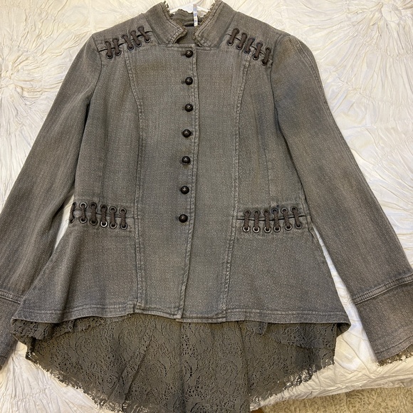 Free People Military style jacket - Picture 1 of 11